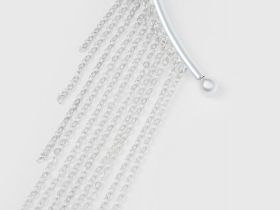 Ожерелье с цепочками, Серебряный