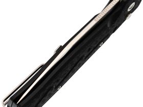Складной нож SRM 221X-GB satin сталь 14C28N, рукоять Black G10/CF
