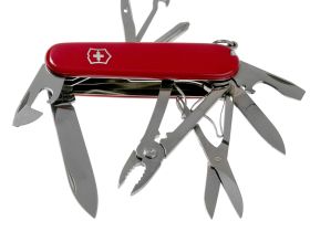 Нож перочинный Victorinox Deluxe Tinker, сталь X55CrMo14, рукоять Cellidor®, красный