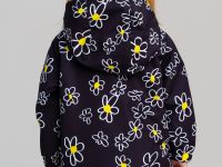 Куртка детская текстильная с полиуретановым покрытием для девочек (ветровка)