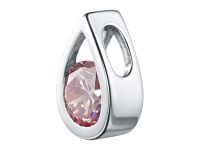 Классическая подвеска из белого золота э0912пд07183900_pink