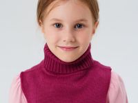 Воротник-манишка трикотажный для девочек