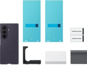 Клип-кейс Samsung Silicone Magnet для Galaxy Z Fold8 Ультра со встроенной подставкой Тёмно-фиолетовый