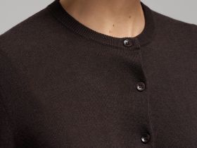 Кардиган прямого кроя с шерстью