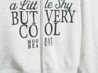 Толстовка с принтом для девочек, Серый