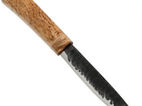 Нож Северный средний, сталь Х12 МФ, рукоять карельская береза, с откованным долом