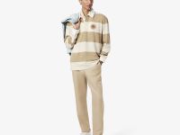 Мужское поло-регби Lacoste свободного кроя