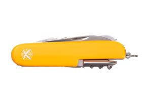 Нож перочинный Stinger 89 мм, 15 функций, оранжевый, в блистере