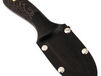 Нож 520, сталь M390, рукоять карбон, красный