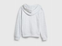 Худи с вышивкой для девочек, Серый