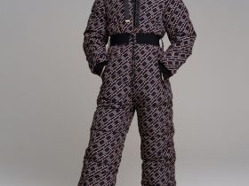 Комбинезон текстильный с полиуретановым покрытием для девочек