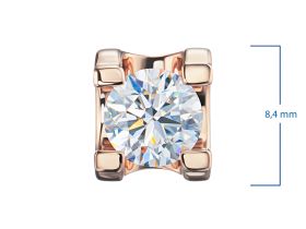 Классическая подвеска из красного золота э0212пд06210861_white