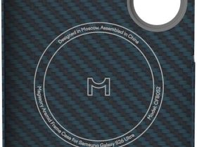 Чехол Magssory для Galaxy S26 Ultra, MagSafe, кевлар синий