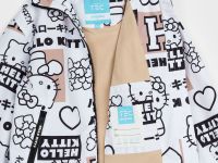 Куртка текстильная с полиуретановым покрытием для девочек (ветровка)