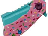 Складной нож Kansept Mini Korvid, сталь 154CM, рукоять G10, розовый