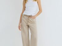 Базовый топ в рубчик, Белый