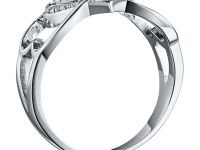 Кольцо из белого золота с бриллиантами э0901кц04200843