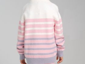 Кофта вязаная на молнии для девочки