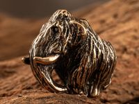 Бусина для темляка Мамонт, бронза