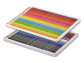 Набор карандашей цветных трехгранных Acmeliae 36 цв, в картонном футляре