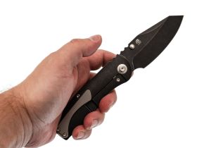 Складной нож KANSEPT Caveman, сталь CPM 20CV, рукоять титан черный