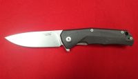 Складной нож LionSteel T.R.E., сталь M390, рукоять титан/G10, черный