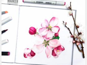 Набор маркеров Sketchmarker Brush 24 Industrial Desing - Промышленный дизайн (24 маркеров+сумка)