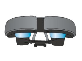 Комфортное седло Topeak Free SX (черный)