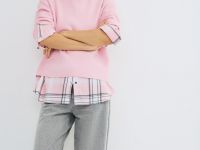 Джемпер плотной вязки, Розовый