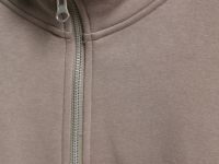 Толстовка с воротником-стойкой на молнии, Бежевый