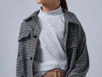 Лонгслив для девочек, Серый