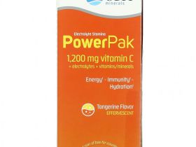 Trace Minerals ®, электролит для повышения выносливости, PowerPak, со вкусом мандарина, 30 пакетиков по 5 г (0,18 унции)