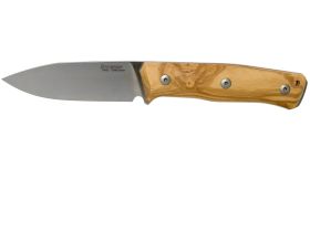 Нож с фиксированным клинком LionSteel B35, сталь Sleipner, рукоять оливковое дерево
