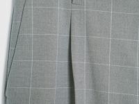 Брюки в клетку, Серый