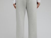 Трикотажные брюки прямого кроя