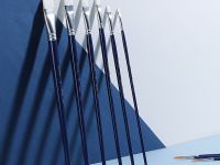 Кисть синтетика жесткая №4 плоская Finenolo