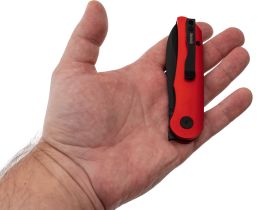 Складной нож Petrified Fish El Camino PFE16RADW, сталь N690, рукоять алюминий, красный