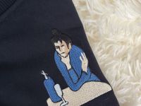 Толстовка "Любительница Абсента" вышивка, все размеры