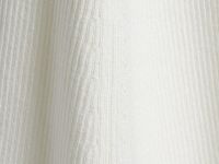 Вязаное платье с воротником-стойкой, Белый