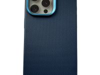 Чехол-накладка Puloka Solemn Magsafe для iPhone 15 Pro Max пластиковый/текстура (синий)