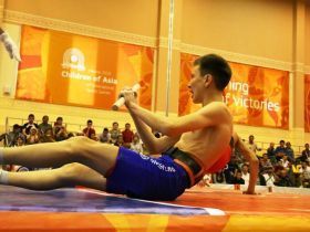 Мас-рестлинг на Играх нацелен на перспективу. Фото.