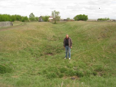 Ров и вал Степанихинского форпоста - памятник военно-оборонительного искусства, основанный ХVIII веке