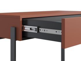 Консоль Лигес 93x40 Терракотовый/Черный