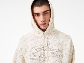 Мужская толстовка - худи Lacoste из хлопка