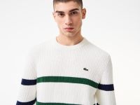 Мужской свитер Lacoste Relaxed Fit в полоску
