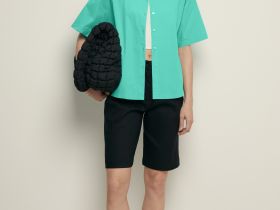 Рубашка с коротким рукавом из хлопка