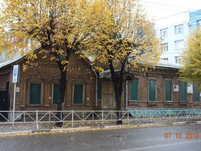 Дом, где жил и умер исследователь Аляски Л.А.Загоскин