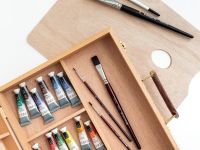 Ящик с держателями для кистей Малевичъ МЛ-110