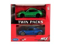42310F-2G(V) Игрушечные машинки Welly Porsche 918 Spyder и Porsche 911 (997) GT3 RS, 2 шт