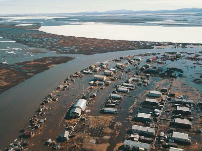 Село Походск Нижнеколымского района начало топить